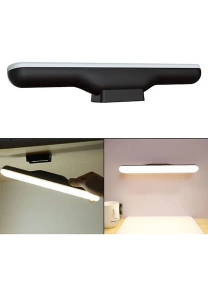 CATA CT-5249 6W Martı Siyah LED Aplik Şarjlı Dimmerli Dokunmatik 3 Işık Mod Lamba Kablosuz Mıknatıslı Mutfak Dolap İçleri - 4