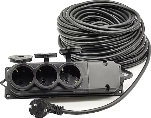 Topart 01558 20 Metre Grup Prizli Uzatma 3X2,5 Kablo - 2