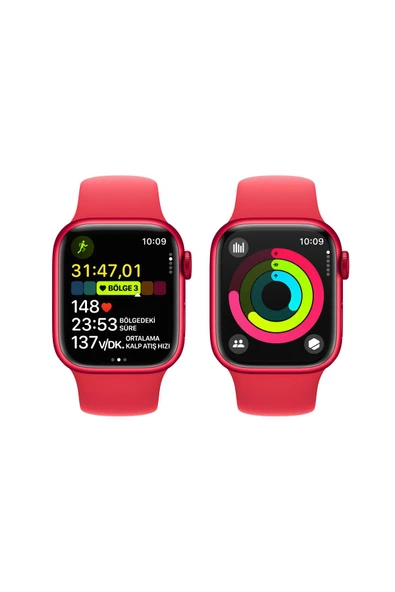 Apple Watch Series 9 Gps 41mm (PRODUCT)red Alüminyum Kasa Ve (PRODUCT)red Spor Kordon - S/m - 8