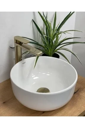 TURKUAZ Cerastyle Aqua 33 cm Mini Tezgah Üstü Çanak Lavabo