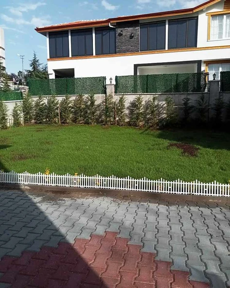 Çarşıbu Plastik Bahçe Peyzaj Çiti Dekoratif Beyaz Çit 59 cm - 1 ADET - 7