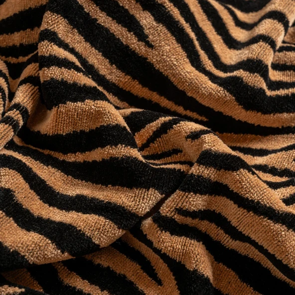 Soley | Tiger | %100 Pamuk Kadife Misafir Havlusu - 3