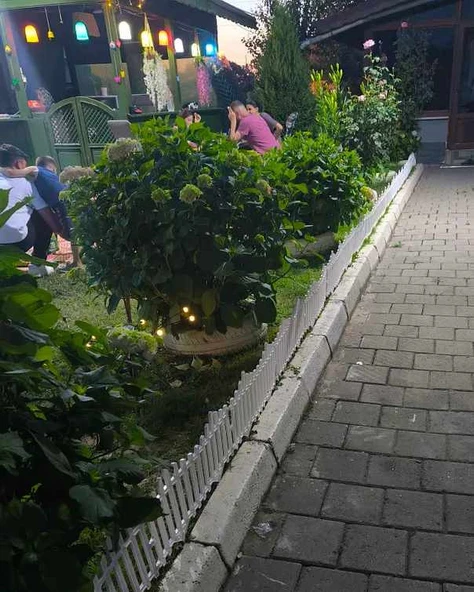 Çarşıbu Plastik Bahçe Peyzaj Çiti Dekoratif Beyaz Çit 59 cm - 1 ADET - 5
