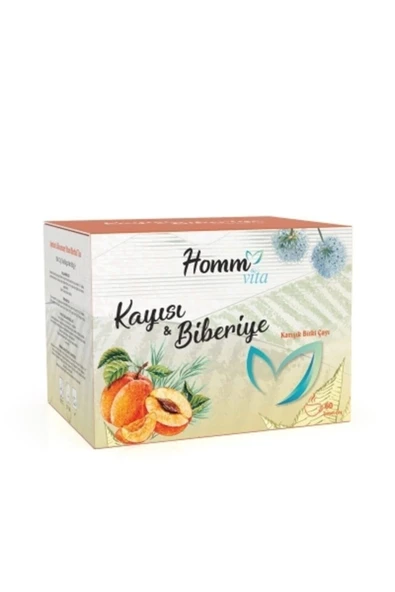 HOMM KAYISI & BİBERİYE KARIŞIK BİTKİ ÇAYI 60 POŞET 90GR - 5