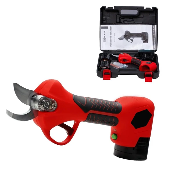 BHD 32 MM DAL BUDAMA MAKASI AKÜLÜ 3 BATARYALI Kırmızı PRT-029