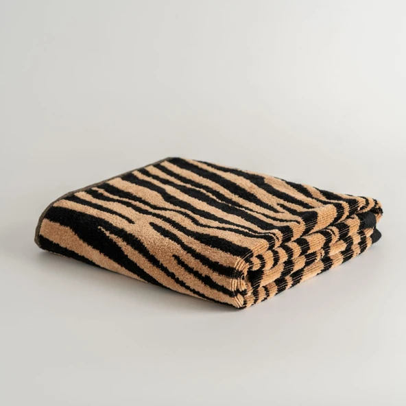 Soley | Tiger | %100 Pamuk Kadife El / Yüz Havlusu