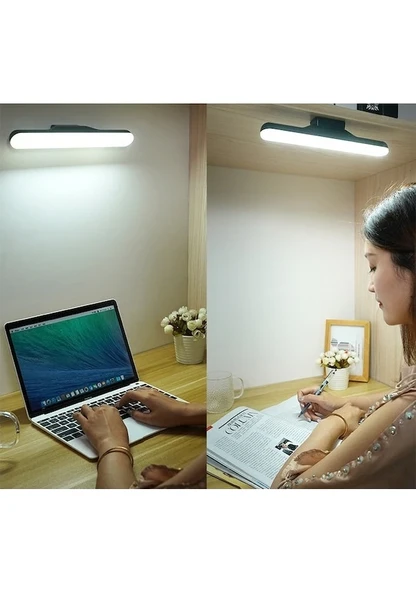 CATA CT-5249 6W Martı Siyah LED Aplik Şarjlı Dimmerli Dokunmatik 3 Işık Mod Lamba Kablosuz Mıknatıslı Mutfak Dolap İçleri - 9