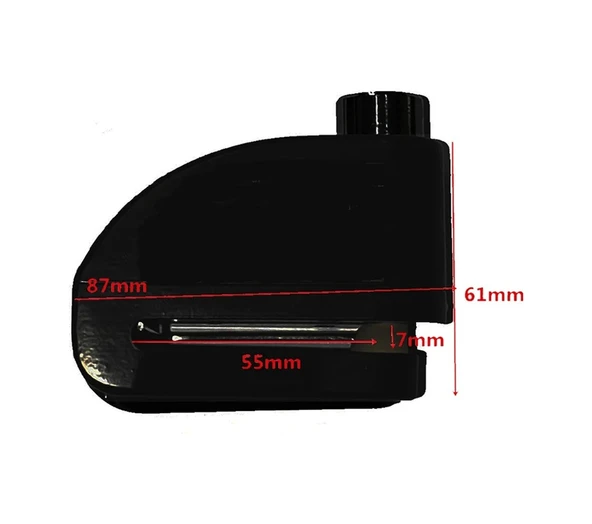 Falante Fs-8302 6mm Pim Su Geçirmez 110db Disk Fren Kilidi - 2