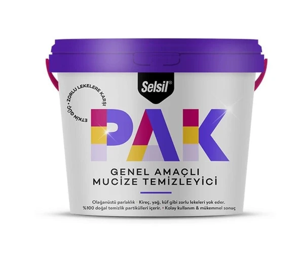 Selsil PAK Genel Amaçlı Mucize Temizleyici 500 gr - 9