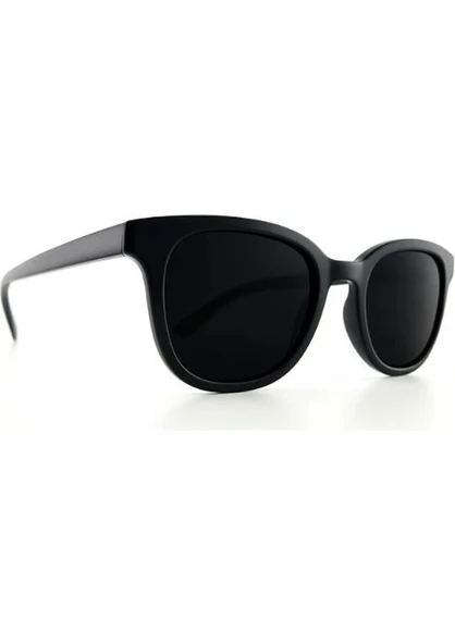 Sade Detaylı Şık Stil Tasarım UV 400 Korumalı Polarize Çerçeve Siyah Unisex Güneş Gözlüğü - 5