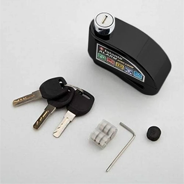 Falante Fs-8302 6mm Pim Su Geçirmez 110db Disk Fren Kilidi - 3