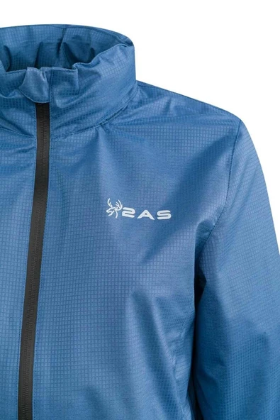 2AS Trial Kadın Yağmurluk Mavi - 4