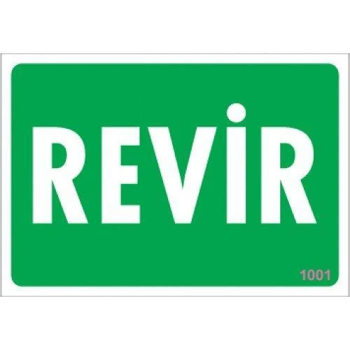 Avmdepo  Revir Uyarı Levhası 17,5x25 KOD:1001 - Resim 7