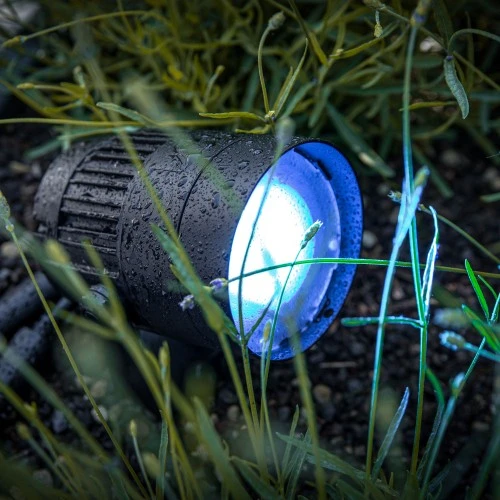 Elektrikle Çalışır, 7 Watt Mavi Işık Ledli Çok Kaliteli Çim, Çiçek, Ağaç, Peyzaj Aydınlatma Armatürü