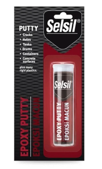 Selsil Metal Putty Epoksi Macun Yapıştırıcı 57 gr - 2