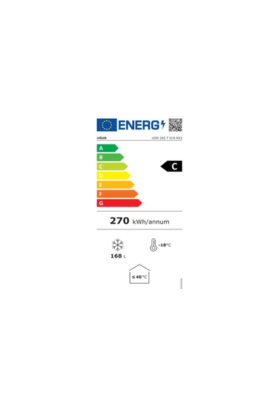 Uğur UDD 265 T D/S R63 168 Litre Sandık Tipi Dondurucu/Soğutucu - 3