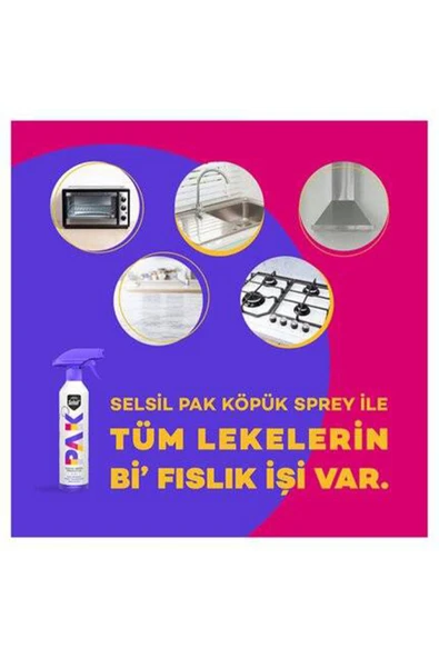 Selsil Pak Mucize Köpük Temizleyici 500 ml - Resim 3