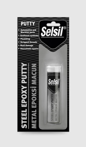 Selsil Metal Putty Epoksi Macun Yapıştırıcı 57 gr - 7