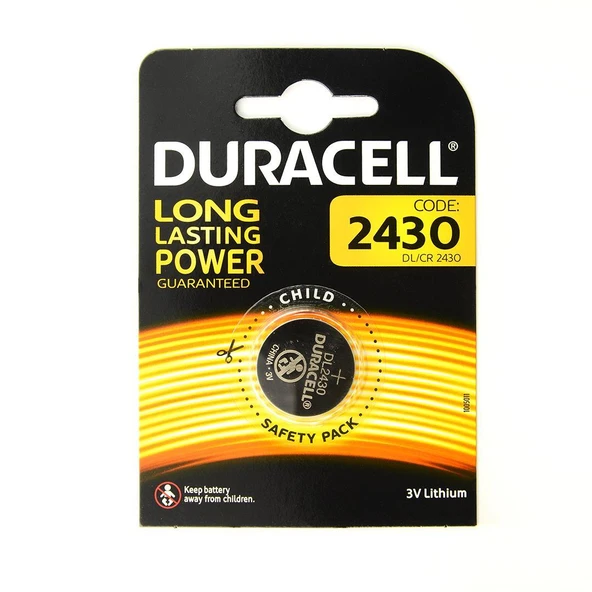 Duracell Yuvarlak Düğme Pil 2430 3 Volt - 4