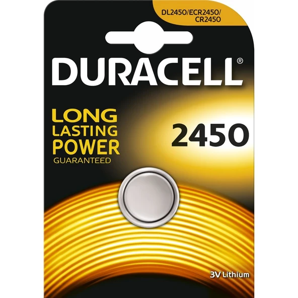 Duracell Yuvarlak Düğme Pil 2450 3 Volt - 8