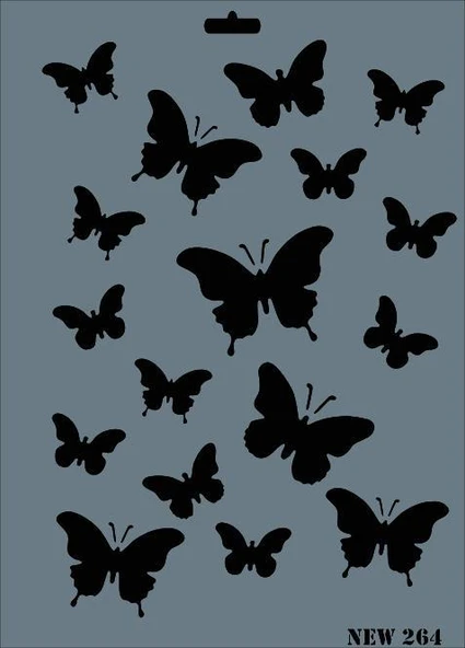 Rich New Seri N-264 Stencil 35x25 cm - 2