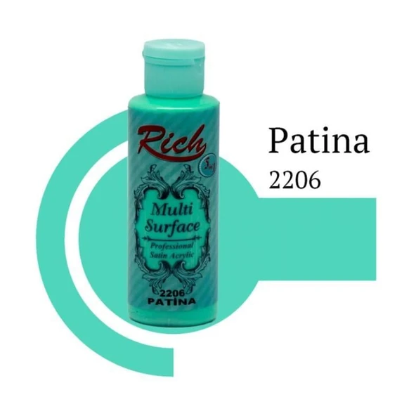 Rich Multi Surface 2206 Patina Akrilik Boya 120 cc - Resim 10