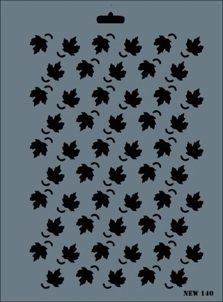 Rich New Seri N-140 Stencil 35x25 cm - 8