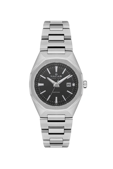 SAFİR CAM SPOR GÜMÜŞ KADIN KOL SAATİ NC08-39430494-ABM ürün görseli