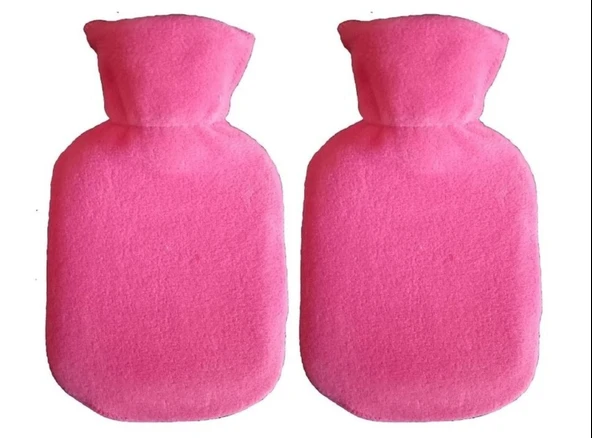 SICAK SU TORBASI 2 ADET,KOYU PEMBE 23x15x2cm 250 ml - 2