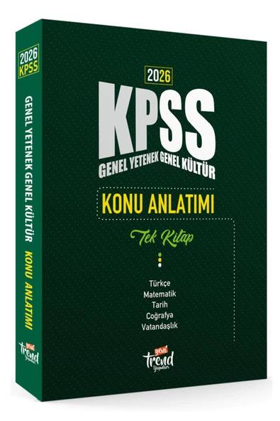 2026 Kpss Lisans: GYGK Tek Kitap Konu Anlatımı