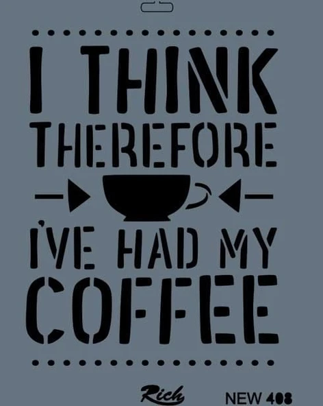 Rich New Seri N-408 Stencil 35x25 cm - Resim 7