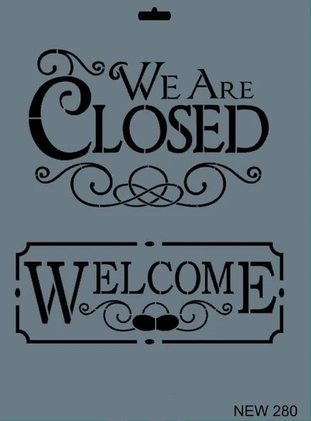 Rich New Seri N-280 Stencil 35x25 cm - Resim 4