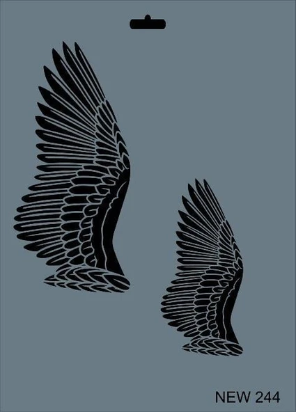 Rich New Seri N-244 Stencil 35x25 cm - 7