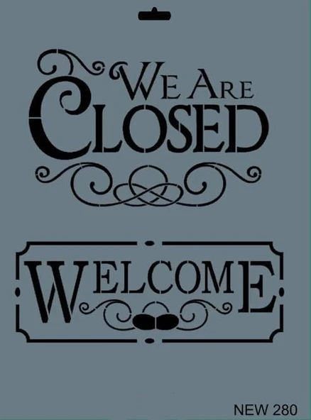 Rich New Seri N-280 Stencil 35x25 cm - Resim 7