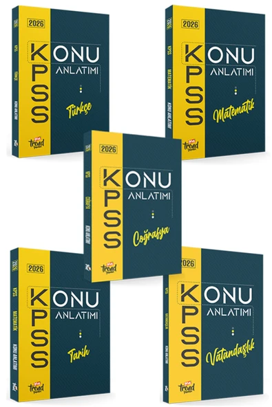 2026 Kpss Ortaöğretim (LİSE) & Önlisans: Konu Anlatım 5 li Set