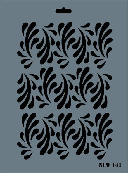 Rich New Seri N-141 Stencil 35x25 cm - 2