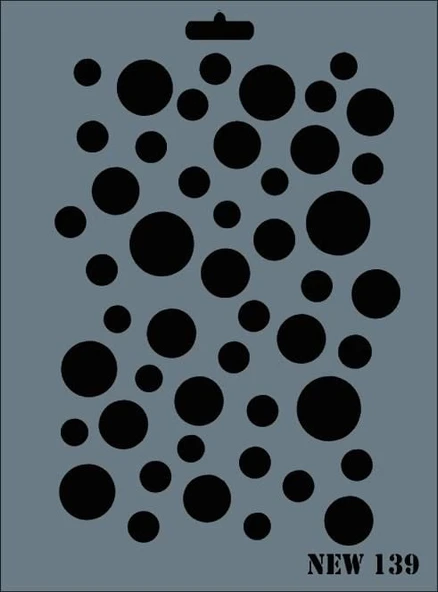 Rich New Seri N-139 Stencil 35x25 cm - 8