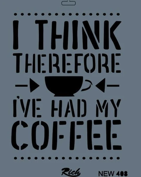 Rich New Seri N-408 Stencil 35x25 cm - Resim 5