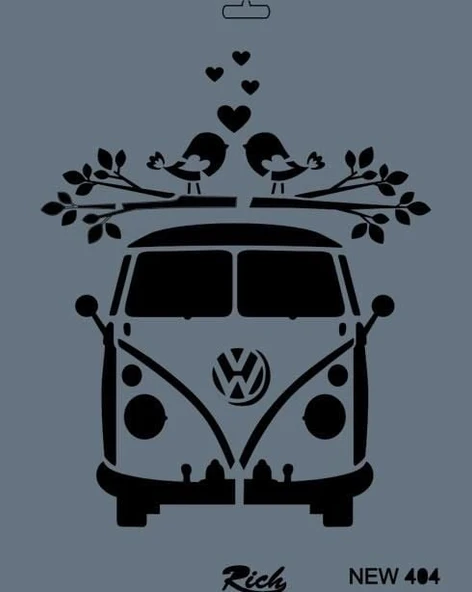 Rich New Seri N-404 Stencil 35x25 cm - 8