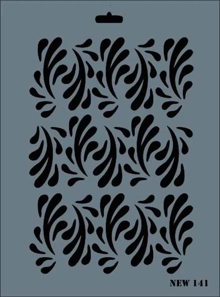 Rich New Seri N-141 Stencil 35x25 cm - 8