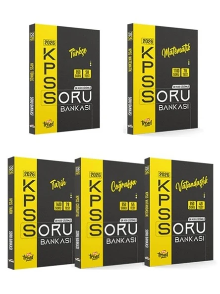 2026 Kpss Lisans: GYGK Soru Bankası 5 li Set (Genel Yetenek-Genel Kültür) - 2