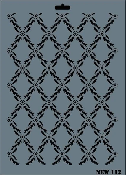 Rich New Seri N-112 Stencil 35x25 cm - 9