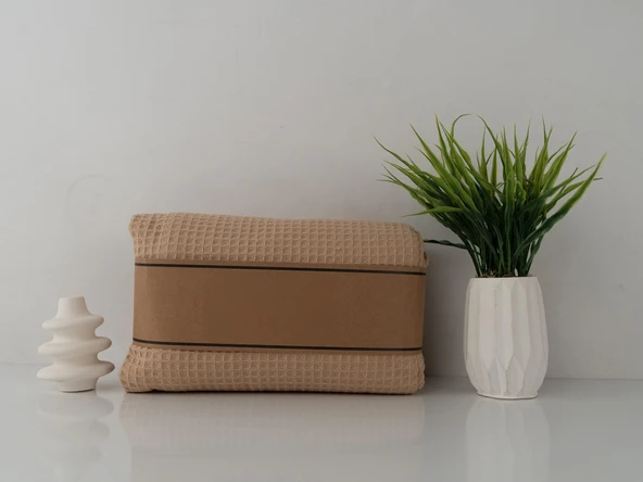 %100 Pamuklu 180X220 cm Waffle Desenli, Pike Yatak & Koltuk Örtüsü - 8