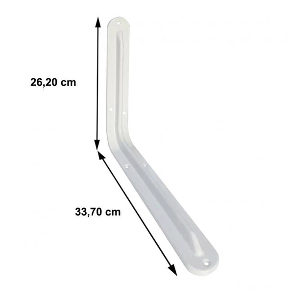 Avmdepo Raf Altı 12x14 mm Beyaz - 5