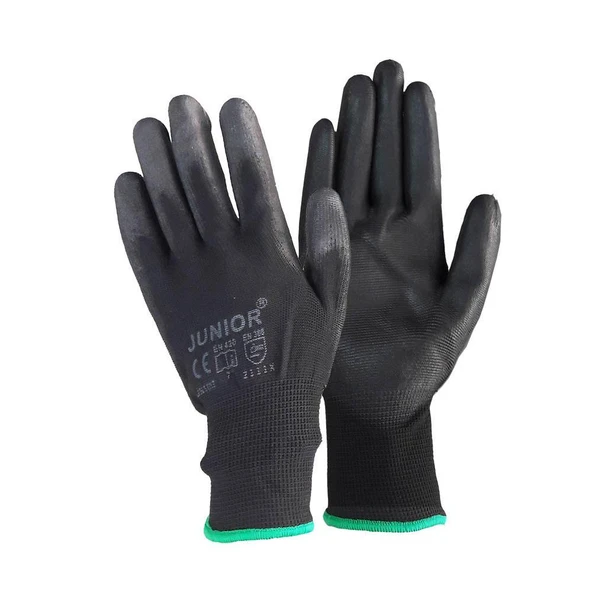 Avmdepo Junior JN1017 Siyah Pu Eldiven No 7 -1 ADET - 2