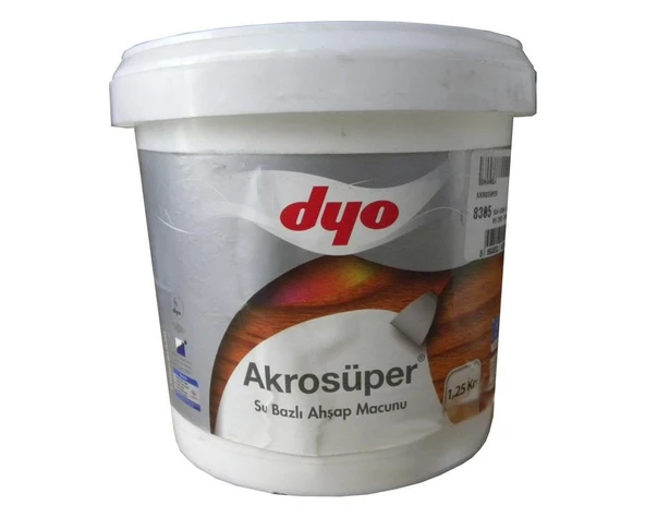 Dyo Akrosüper Ahşap Macunu 1,25 Kg - 6