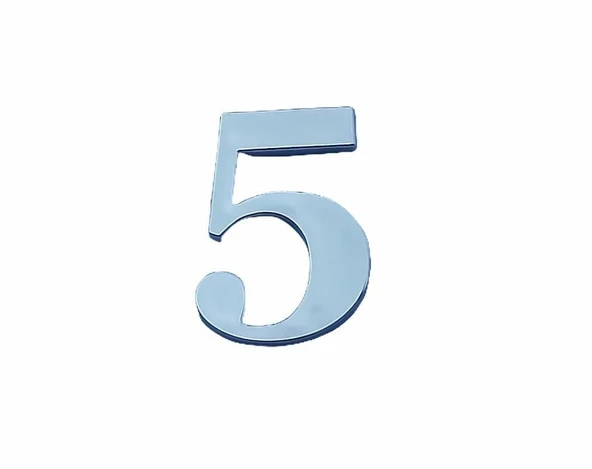 Cemax Villa Boy 5 Rakamı 8,5 cm Yapışkanlı - 8