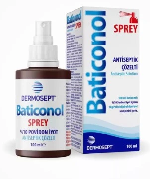 Dermosept Baticonol Sprey 100 ml ürün görseli 1