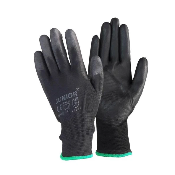 Avmdepo Junior JN1017 Siyah Pu Eldiven No 8 -1 ADET - 8