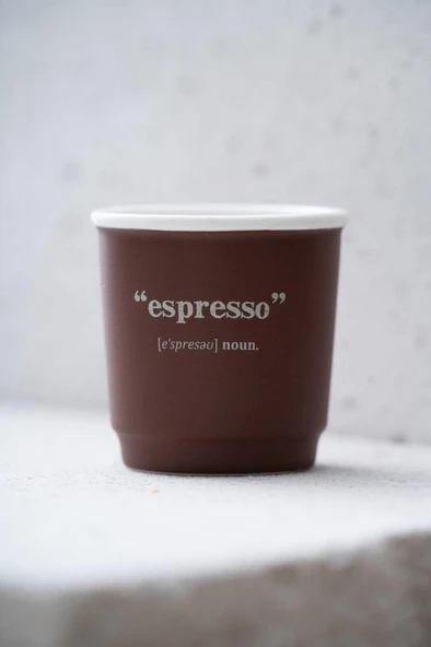 Acar Blush Espresso Fincanı Bordo 90ml
